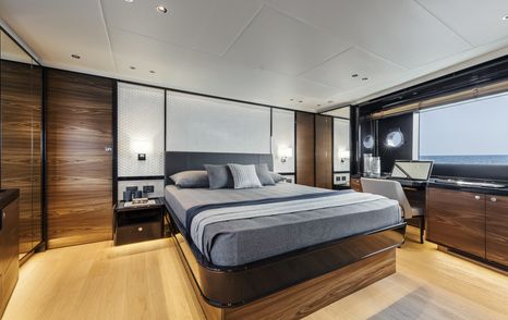 Owners cabin on an Absolute Navetta 68