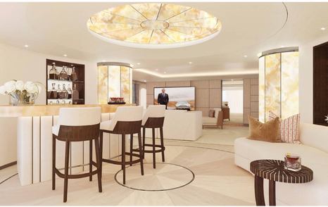 Amels 242 superyacht salon