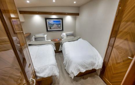 Viking 82C Sportsfisher yacht Monkey Business twin cabin 