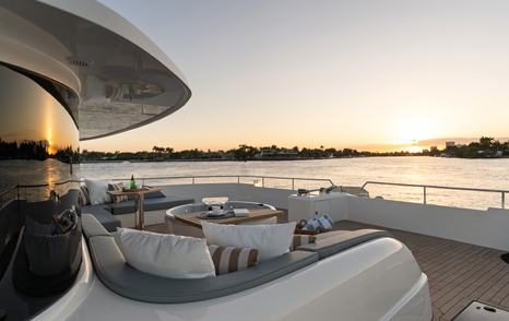 GranOcean W-72 Open catamaran foredeck seating 