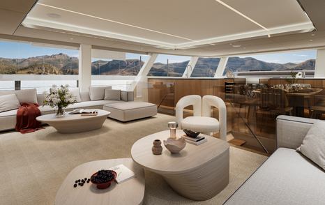 Sunreef Ultima 88 yacht saloon lounge 