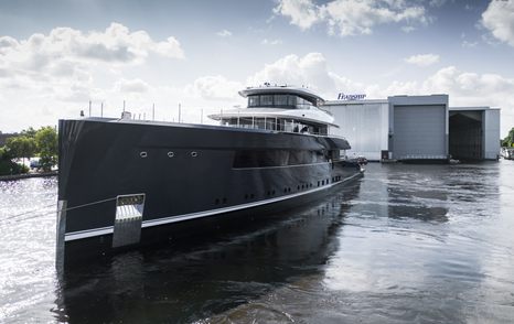 Feadship solar yacht project 713 named B