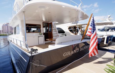 Grand-Banks-GB62-Flybridge-Review-stern