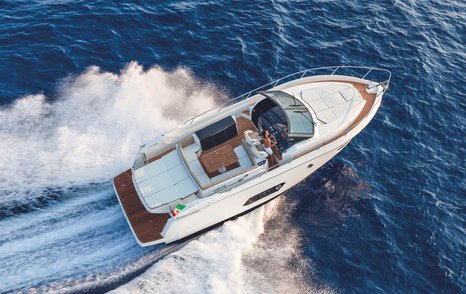 sportsboat cockpit on an Absolute 40 STL Yacht