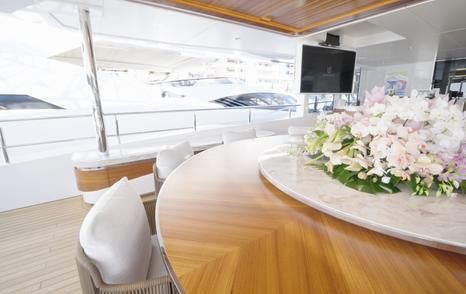 Bilgin-163-II-Review-bridge-deck-aft-tv-and-dining