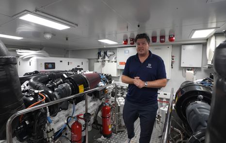 Custom-Line-Navetta-42-Review-engine-room-jack-haines