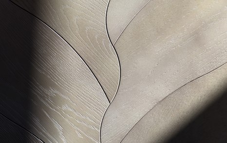 Sirena 118 sculpted timber interior panel detail