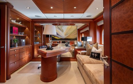 Superyacht Skyfall private office