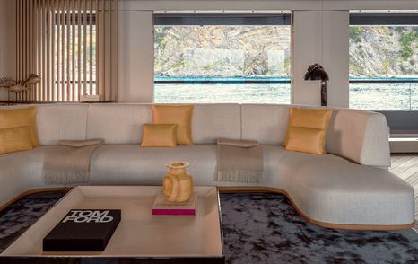  Cantiere delle Marche yacht Parati saloon lounge 