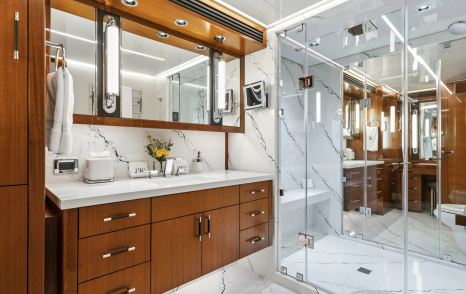 Westport yacht Seas the Day master cabin ensuite 