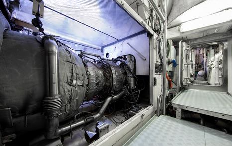 Gas Turbines onboard Alamshar yacht