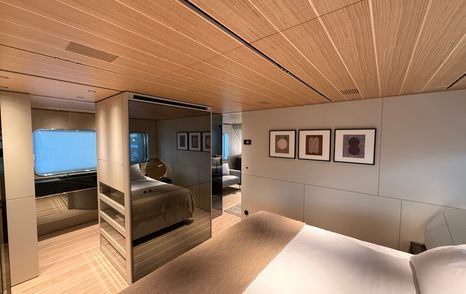 Bluegame-BGX83-Review-owner-cabin-wardrobe-and-mirrored-storage