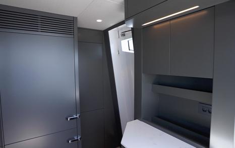 Sunseeker-88-Yacht-galley-side-door