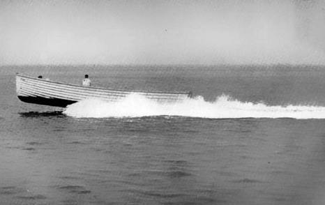 A rum runner's sea skiff was capable of 31 knots