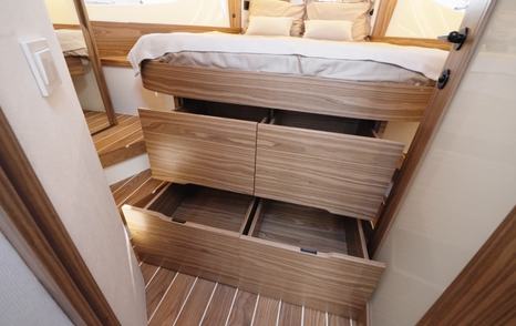 Marex-390-Review-forward-cabin-drawers