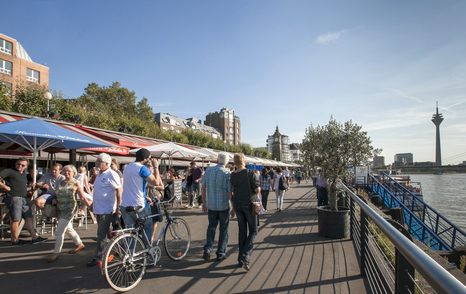 Riverside in Dusseldorf