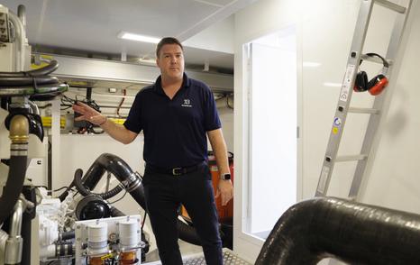 Outer-Reef-Yachts-780-Adventure-Review-engine-room-jack-haines