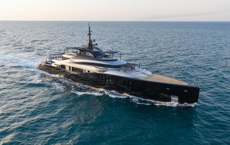 ISA Yachts superyacht Sea Raider X underway side view 