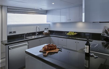 Galley on Ocean Alexander 32L