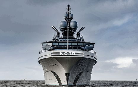 Superyacht NORD on the water