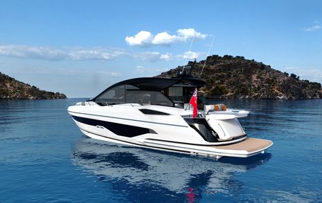 Sunseeker-Predator-55-Review-render-at-anchor