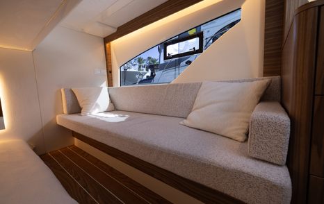 Marex-390-Review-amidships-cabin-sofa