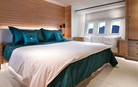 Nordhavn 80 Motor Yacht master cabin 