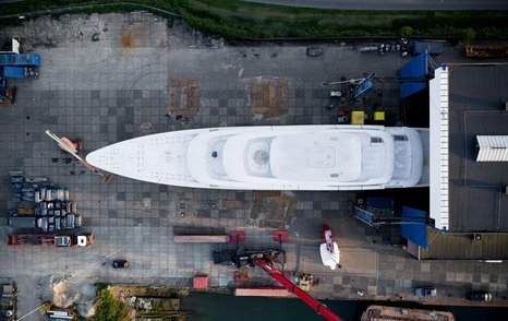 project solent under construction in shipyard birds eye view