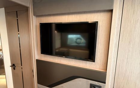 Sunseeker-75-Sport-Yacht-Review-galley-TV