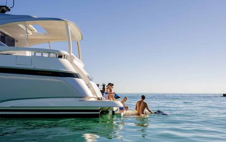 Riviera-6800-Sport-Yacht-Platinum-shade-swim-platform