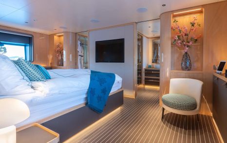 Sanlorenzo SD126 Motor Yacht Kia Ora master cabin