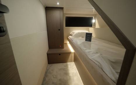 The single cabin, amidships 