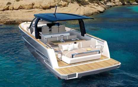 Fjord 39 XL world premiere for sale at Genoa International Boat Show