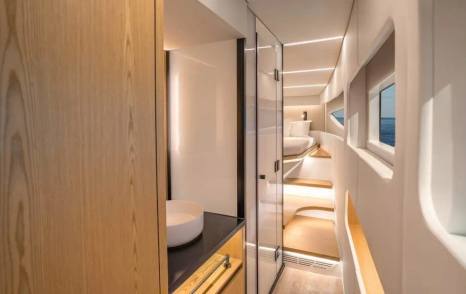 Sunreef Ultima 55 catamaran cabin and ensuite 