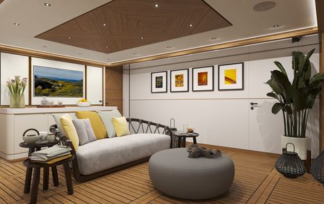 Rendering of Superyacht Solemates beach club interior