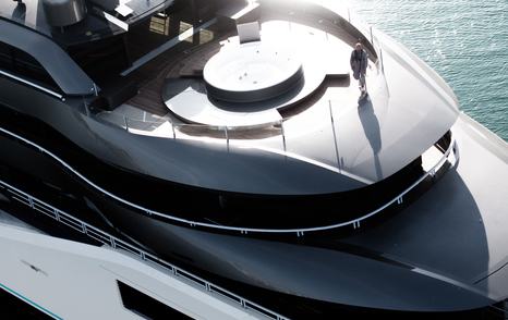 Amels 80 Pangea Superyacht uper deck