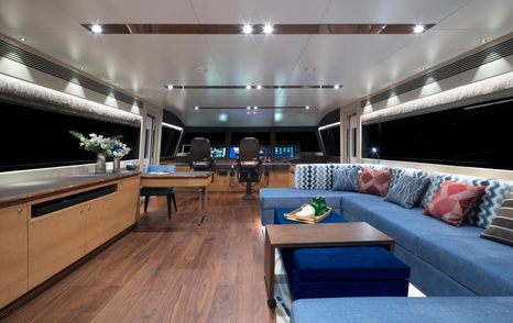 Skylounge with large sofa on Crowned Eagle