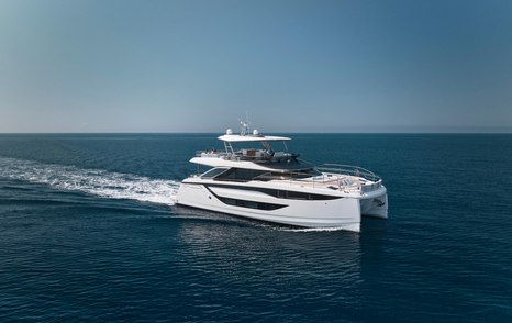 Prestige M8 at sea