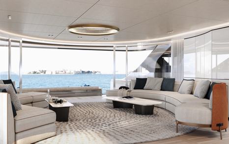 Benetti Oasis 40M aft deck