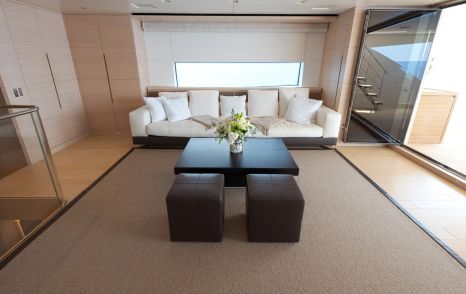 Sanlorenzo motor yacht Naya 7 sky lounge and upper aft deck 