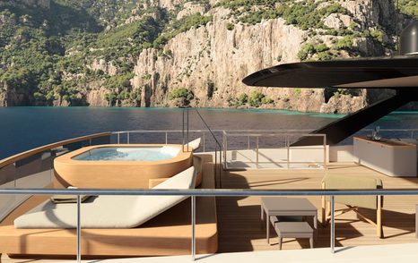  Custom Line Navetta 38 sun deck