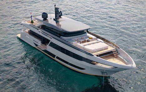 Rendering of superyacht Project May 