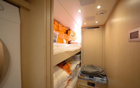 Sanlorenzo-SX76-Review-crew-cabin-bunks
