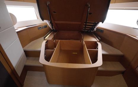 Beneteau-Swift-Trawler-54-Review-VIP-cabin-underbed-storage