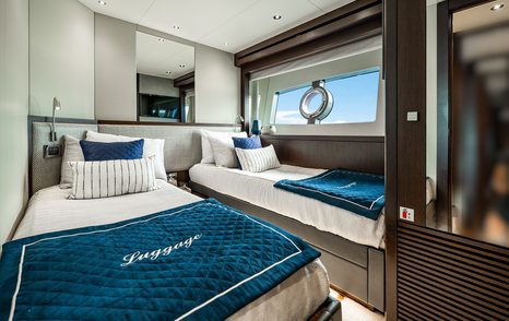 Motor yacht Mandala's twin room