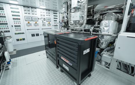 Bilgin-163-II-Review-engine-room-tool-station-and-switching