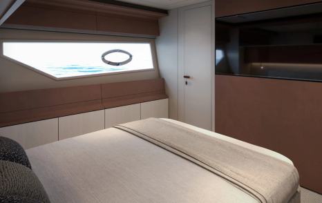 Rendering of Itama 70 boat cabin