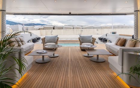 Superyacht Ark of Fate beach club