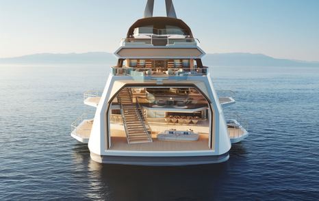 Feadship Concept HIVE - Anchor - Center Line Full AFT