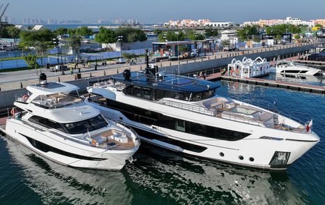 Majesty 111 and Majesty 72 berthed in Old Doha Port